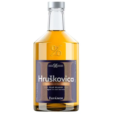 Žufánek Hruškovica z Dubového Sudu 40% 0,5l