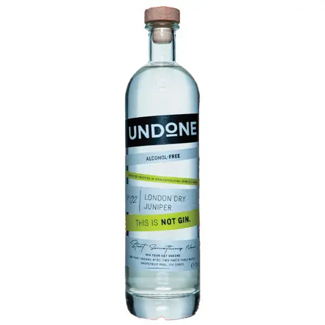 Undone London Dry Juniper - Not Gin – alcohol free 0.7l