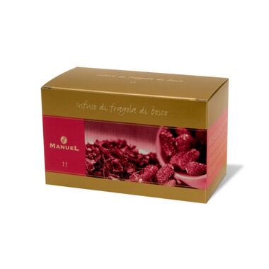 Manuel Caffé Wild Strawberry Infusion Tea (20 sáčků) / Ovocný čaj / Jahoda