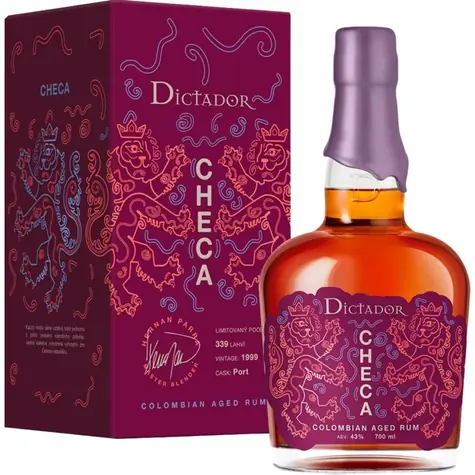 Dictador Checa Lion 1999 43% 0,7 limitovaná edice Český lev