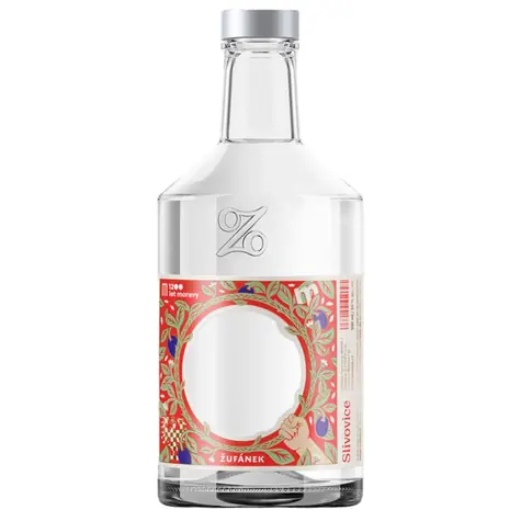Žufánek Slivovice 1200 let Moravy 50% 0,5l