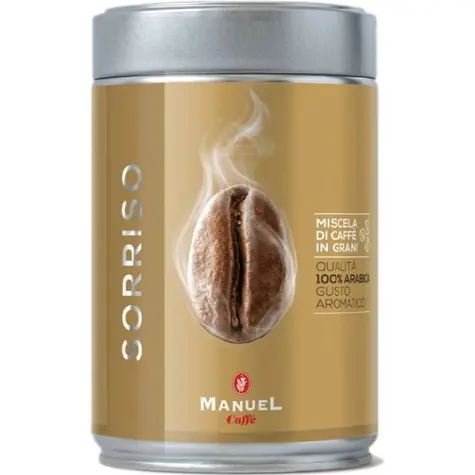 Manuel Caffé SORRISO 250 g / Zrnková káva / 100% Arabica