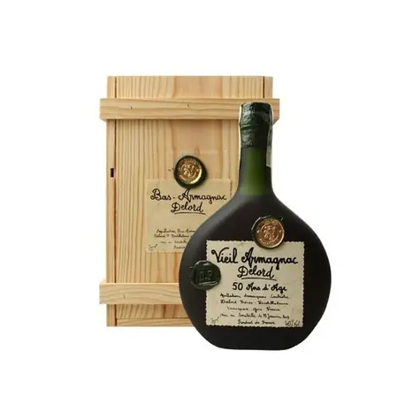 Armagnac Delord Millésimés 50 Ans d'Âge 40% 0,7l v dřevěné dárkové krabičce 