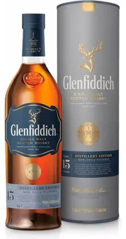 Glenfiddich 15 YO Distillery Edition 51% 1l v dárkové tubě