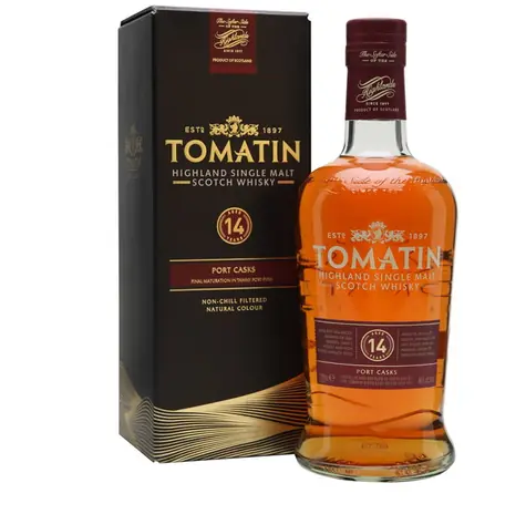 Tomatin 14 YO Port Casks 46% 0,7l v dárkové krabičce
