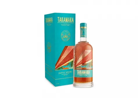 Takamaka Rum Zepis Kreol 43% 0,7l v dárkové krabičce 