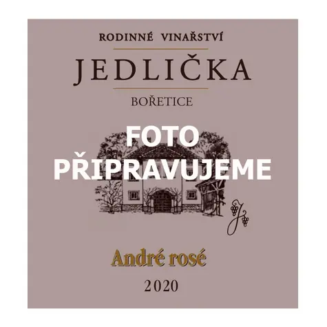 Vinařství Jedlička André Rosé pozdní sběr 2020 11% 0,75l