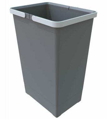 Elletipi BIG 24 L Plastový koš s rukojeťmi šedá / bez víka / 44 x 22.5 x 30 cm / doprodej