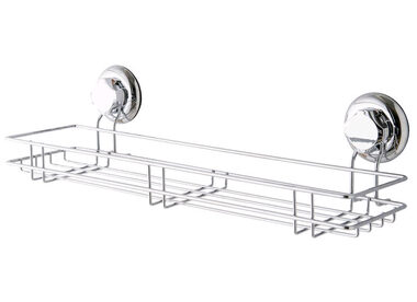 Compactor Bestlock Polička pod zrcadlo chrom / bez vrtání / až 12kg