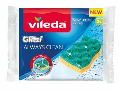 Vileda Glitzi Always Clean (2ks) / houbička na nádobí