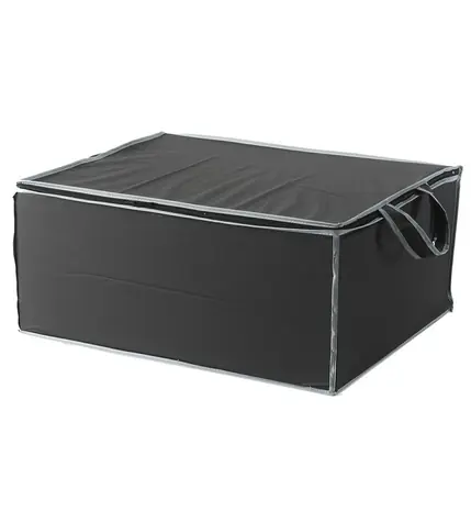 Compactor URBAN 55 x 45 x 25 cm – černá / Textilní úložný box na 2 peřiny 