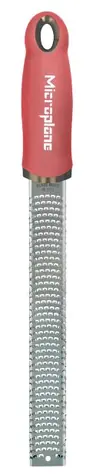 Microplane Premium Classic červeno-růžová / jemné struhadlo / 32.5 cm / nerezová ocel