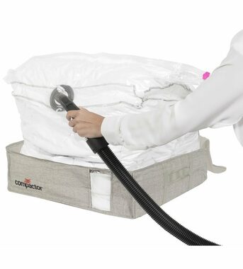 Compactor OXFORD L/145L Vakuový úložný box s pouzdrem / 145 L / 56x56x16 cm