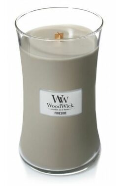 WoodWick Fireside 610g - váza velká / doba hoření: až 120 h
