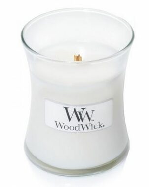 WoodWick White Tea & Jasmine 85g - váza malá / doba hoření: až 20 hg