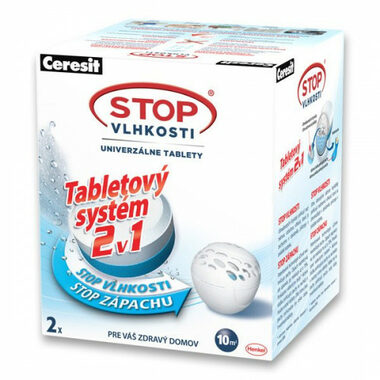 Ceresit STOP VLHKOSTI PEARL náhradní tablety 2v1 neutrální (2x300g)