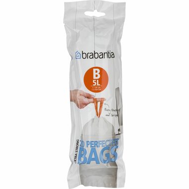 Brabantia PerfectFit Type B Sáčky do odpadkového koše 5L / zatahovací / 20ks v balení