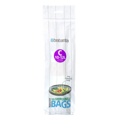 Brabantia PerfectFit Typ C Kompostovatelné sáčky na odpad 10-12 L / 10ks v balení