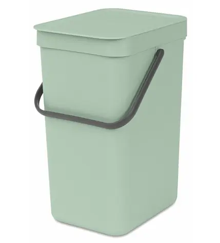 Brabantia Sort & Go Odpadkový koš 12 L zelená / 20 x 35.1 x 24.9 cm