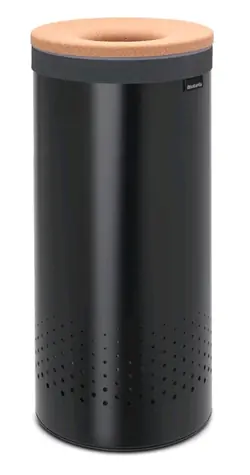 Brabantia Koš na prádlo 35 L korek-černá / 63.5 x 30 x 30 cm