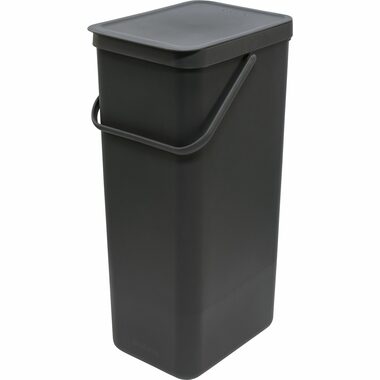 Brabantia Sort & Go Odpadkový koš 40 L tmavě šedá / s rukojetí / plast  / 26.7 x 62 x 34.1 cm
