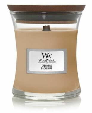 WoodWick Cashmere 85g  - svíčka malá / doba hoření: až 30h