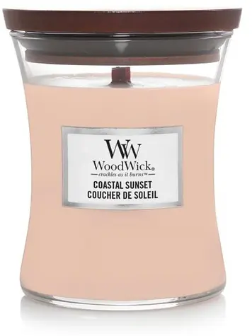 WoodWick Coastal sunset  275g - váza střední / doba hoření: až 65h
