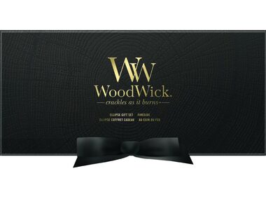 WoodWick dárkový set Fireside -  loď 1 ks / doba hoření: až 40 h 