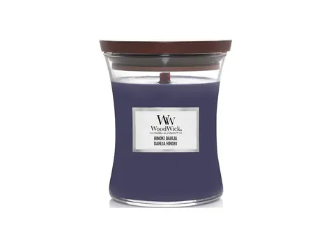 WoodWick Hinoki Dahlia 275g  - sklo střední / doba hoření: až 65h
