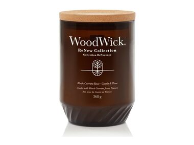 WoodWick ReNew Black Currant & Rose  368g - svíčka velká / doba hoření: až 130h