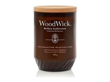 WoodWick ReNew Cherry Blossom & Vanilla  368g - svíčka velká / doba hoření: až 130h