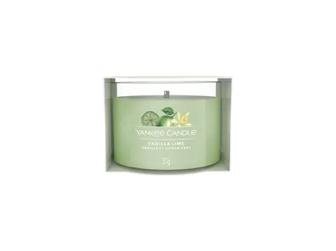Yankee Candle Vanilla Lime votivní svíčka plněná ve skle 37g / doba hoření: až 10h
