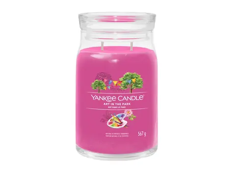 Yankee Candle Signature Art in the Park velká sklenice 567g / doba hoření až: 90h