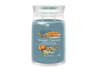 Yankee Candle Signature Evening Riverwalk velká sklenice 567g / doba hoření až: 90h