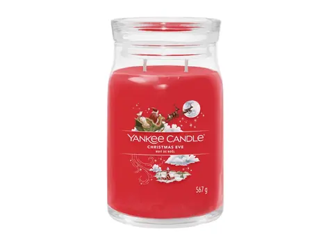 Yankee Candle Signature Christmas Eve velká sklenice 567g / doba hoření až: 90h