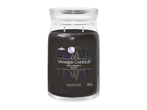 Yankee Candle Signature Midsummer'S Night velká sklenice 567g / doba hoření až: 90h