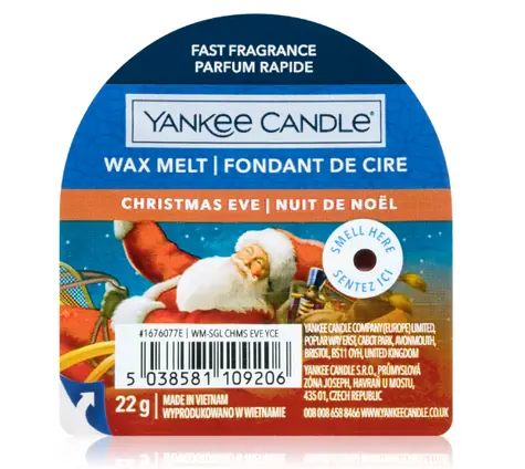 Yankee Candle Christmas Eve vonný vosk do aromalampy 22g / doba hoření až: 8 h
