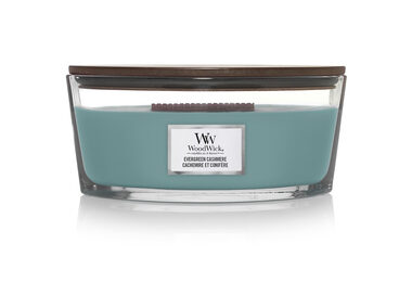 WoodWick Evergreen Cashmere 453.6 g - loď / doba hoření: až 40 h