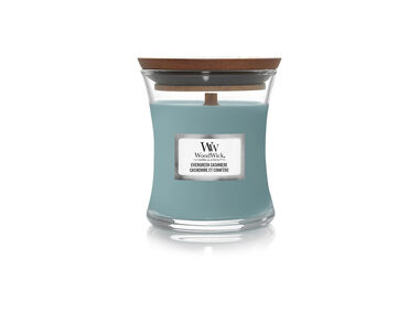 WoodWick Evergreen Cashmere 85g - váza malá / doba hoření: až 30 h