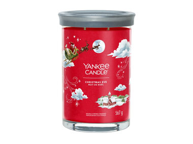 Yankee Candle Signature Christmas Eve Tumbler 567g - svíčka velká 2 knoty / doba hoření: až 100h