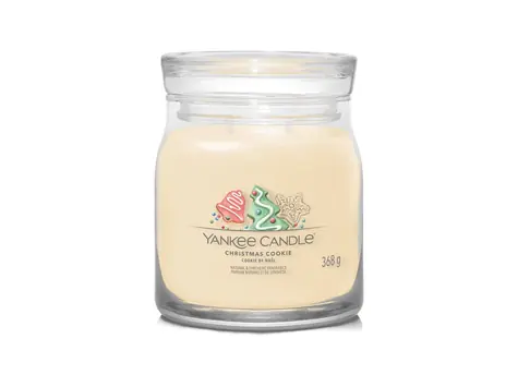 Yankee Candle Signature Christmas Cookie 368g - svíčka střední 2 knoty / doba hoření: až 50h