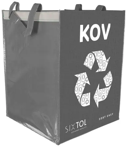 SIXTOL SORT EASY METAL 36l  / Taška na tříděný odpad / 30x30x40cm