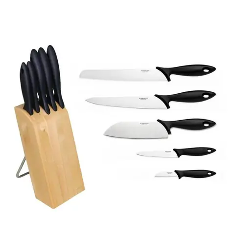 Fiskars Essential 1023782 Blok s 5 noži