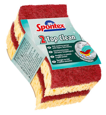 Spontex Top Clean houbička na nádobí (2 ks) 