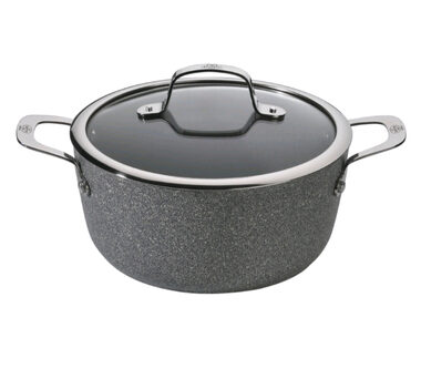 BALLARINI Salina 1005131 Hrnec se skleněnou poklicí 20 cm / 2.7 l / kovaný hliník 
