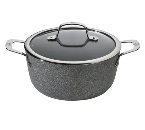 BALLARINI Salina 1005131 Hrnec se skleněnou poklicí 20 cm / 2.7 l / kovaný hliník 