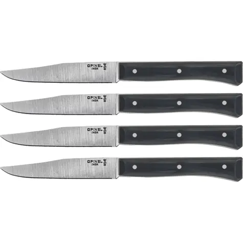 Opinel Facette 11 cm břidlicová / Sada stolních nožů / 4 ks 