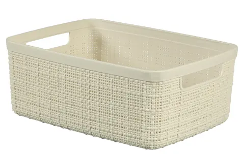 Curver Jute Úložný košík 5 l béžový / 20 x 27 x 11 cm