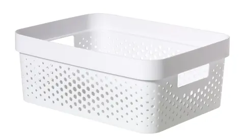 Curver Infinity Úložný box 11 l bílá / 14 x 36 x 27 cm
