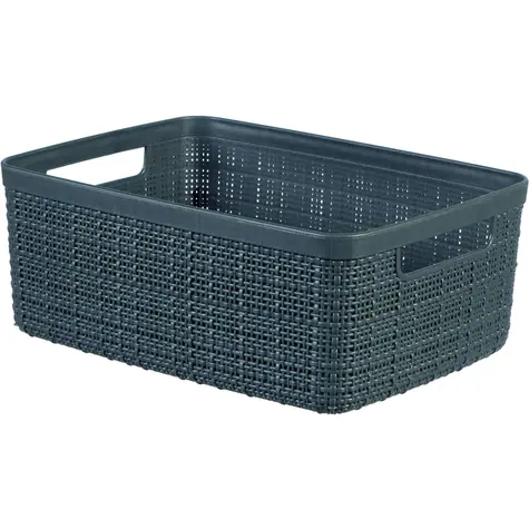 Curver Jute Úložný košík 5 l šedá / 20 x 27 x 11 cm